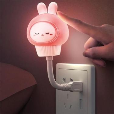 Imagem de Luz Noturna Led Bebê USB Controle Remoto Dimerizável - Coelhinho - Kin