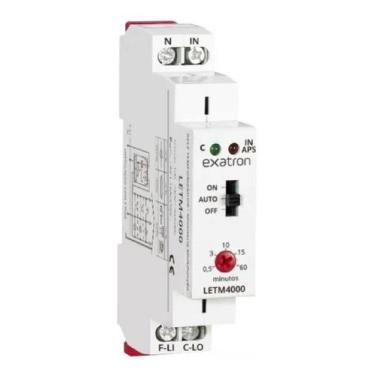 Imagem de 2 Relé Temporizador Minuteria Multifunção Bivolt 50/60hz Din35 - EXATR