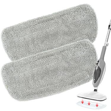 Imagem de KAiSnova Almofadas de substituição para esfregão a vapor compatíveis com GorFanty Steam Mop GF-6610B/GF-6610 e compatíveis com Neugo NE033 NE033M e Mxnsewr MX-C02 esfregão a vapor (pacote com 2)