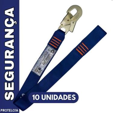 Imagem de 10 Un Talabarte De Posicionamento Simples Gancho Fita Trabalho Altura 