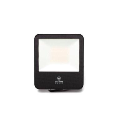 Imagem de Refletor Taschibra Smart Led Wi-Fi 50W Inteligente Cct+Rgb Preto Bivol