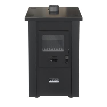 Imagem de Calefator a Lenha Venax Vulcano Dupla Combustao Preto