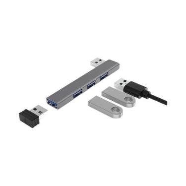 Imagem de Hub USB C 3.0 3.1 Adaptador Multi Splitter De 4 Portas OTG Para Xiaomi