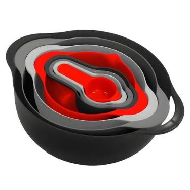 Imagem de Kit Multifunções 8 Peças Tigelas Bowls e Medidores Powermaid