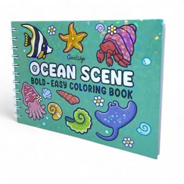 Imagem de Livro De Colorir Antistress Capa Holográfica Criatividade Inspiração Bem-Estar (Ocean Scene)