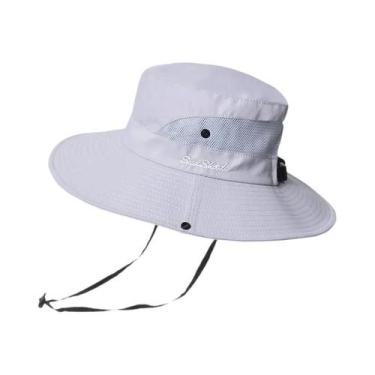 Imagem de Chapéu De Sol Feminino Impermeável Com Aba Larga, Cor Pura, Para Viage