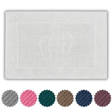 Imagem de Toalha Tapete de Piso Banheiro Box Grande Macio Felpudo Pezinho - Teka