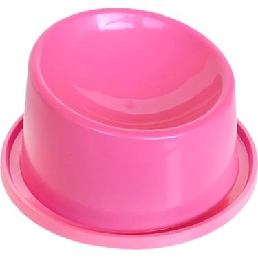 Imagem de Comedouro Elevado Alto Antiformiga para Gatos E Cachorros Pequenos Melhor Postura(Rosa,Pequeno)
