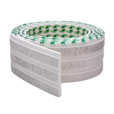 Imagem de 1M Painel Ripado Eva Laminado Autocolante 10Cm Urban Blue - Meu Rodapé