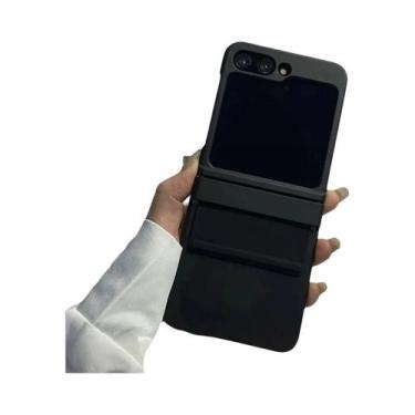 Imagem de Capa De Telefone Samsung Z Flip 6 5 4 3 Luxuosa Em Silicone Com Alça E
