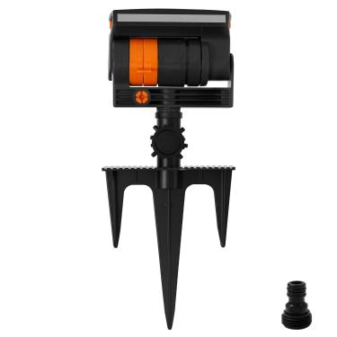 Imagem de Aspersor de água ABS com 16 furos, irrigador de grama oscilante, uniforme, com filtro, grama oscilante, faixa de pulverização ajustável para vegetais