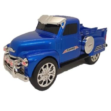 Imagem de Caixa Som Portatil Caminhonete Camionete Bluetooth Fm Azul WS-558B