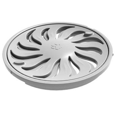 Imagem de Grelha Abre E Fecha Dn150 Redonda Branca - 27505724 - Tigre Grelha Abre-fecha Dn150 Redonda Br Tigre 27505724