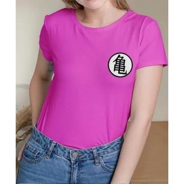 Imagem de Camiseta Camisa de Algodão Adulto Masculina Feminina  Dragon Bal l Z K