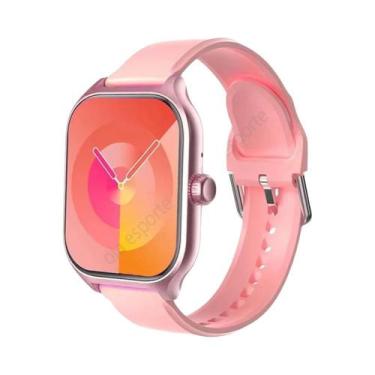 Imagem de Smartwatch Unissex Com Monitoramento De Frequência Cardíaca, Chamadas 