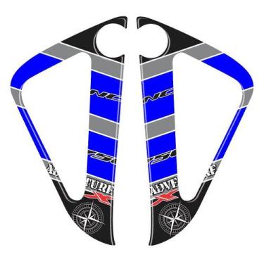 Imagem de Adesivo Protetor Paralama Dianteiro Compatível Nc 750x 2018 Resinado -