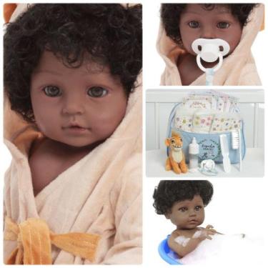 Imagem de Boneco Reborn Realista Masculino Saída de Banho Leãozinho - Cegonha Re