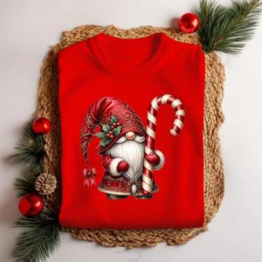 Imagem de Camiseta Unissex Natal Personalizada Doende Do Papai Noel Festa - NoBr