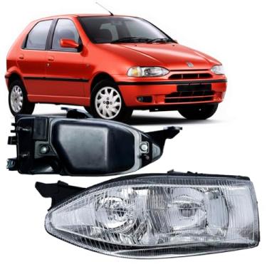 Imagem de Farol Foco Duplo Palio Strada Siena Weekend Young 1999 À 2002 (Esquerdo)