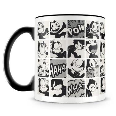 Imagem de Caneca Personalizada Felix o Gato - Porcelana de Alto Brilho - Amo Can