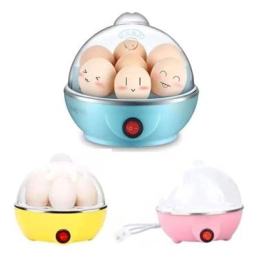 Imagem de Cozedor Ovos Máquina De Cozinhar Egg Vapor 24h Cor Amarelo Frequência 