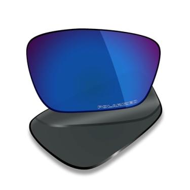 Imagem de Mryok Lentes de reposição ultra polarizadas para óculos Oakley Crosslink Sweep OX8031 55 mm, HD Polarized, proteção UV, resistente a impactos e ajuste perfeito - azul pacífico