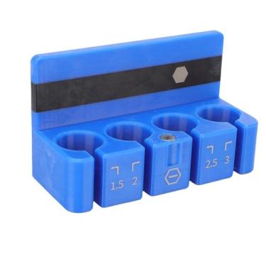Imagem de SPYMINNPOO Organizador de Chaves de Fenda, Suporte de Chaves de Fenda Montagem na Parede Rack de Armazenamento Cabeça Broca Suporte Hex Bits para Ferramenta de Reparo de Bicicleta
