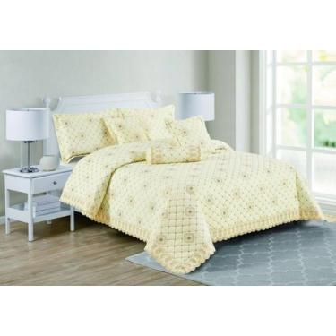 Imagem de Kit Cobre Leito Royale Queen 06 Peças Percal 200 Fios - Bia Enxovais, 