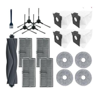 Imagem de Mop Cloth Dust Bags Parts Compatible With Dreame L10s Pro Ultra Heat / X30 Ultra / X30 Pro Vacuum Cleaner Hepa Filter Roller Side Brush(Set20)