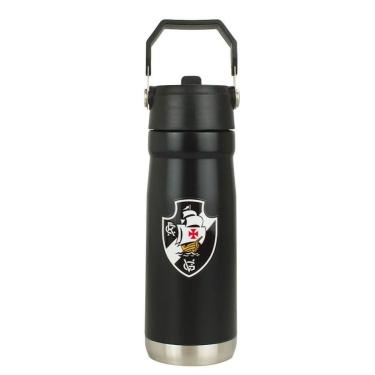 Imagem de Garrafa Térmica Inox Alça Canudo Bico 650ml - Vasco-Masculino