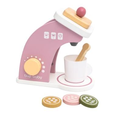 Imagem de Brinquedo De Madeira Kit Máquina De Café Rosa Büp Baby