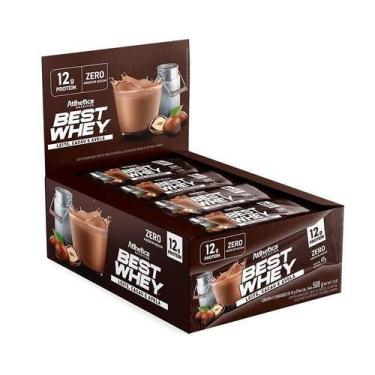 Imagem de Best Whey Bar 744G Display 12 Unidades 62G Sabor: Leite, - Atlhetica N