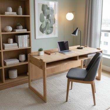 Imagem de Mesa para home office compensado 20 mm