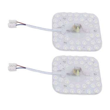 Imagem de Fafeicy Luz de Teto Led de 18w, 2 Peças, Painéis de Retrofit, Placas de Módulo de Substituição Magnética para Luzes de Teto Sem Cintilação, Iluminação Amigável Aos Olhos (Quadrada)