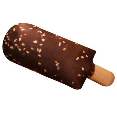 Imagem de Brinquedo de pelúcia, barra de sorvete realista, chocolate, 40 cm - yi