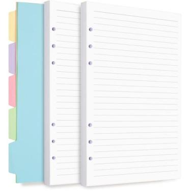 Imagem de Papel de recarga para diários do A5 Binder Budget Planner, 240 páginas