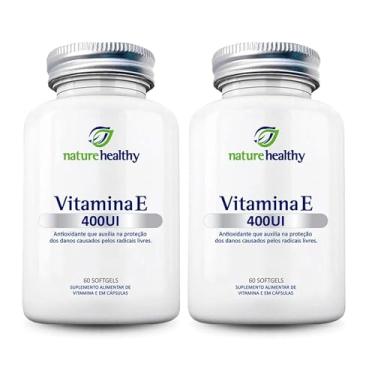 Imagem de COMBO c/ 2 - VITAMINA E 400UI c/ 60 NATURE HEALTHY