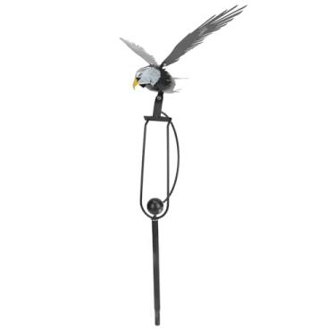 Imagem de Estatueta de águia, Arte de Metal, Decoração de águia, Simulação de Pássaro, Estatueta de Ornamento para Jardim Ao Ar Livre, Quintal, Decoração de Gramado