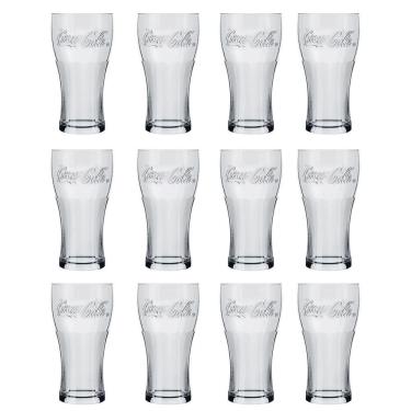 Imagem de Copo Contour Coca Cola Transparente 300Ml 12 Unidades Nadir