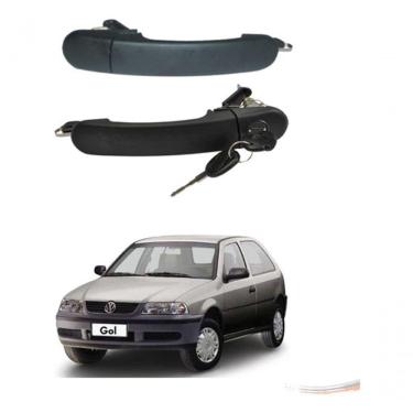 Imagem de Par Maçaneta Ext Preto C/ Chave Gol G3 Special 99 A 05 2 Pts - Un / 2 [f103]