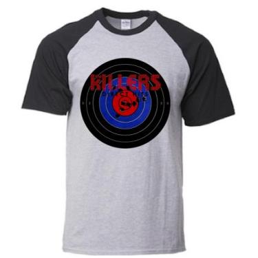 Imagem de Camiseta The Killers Direct Hits - Alternativo basico, Cinza-Preto / G