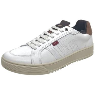Imagem de Sapatênis Masculino Easy Branco Caramelo Ferracini 9131-694B