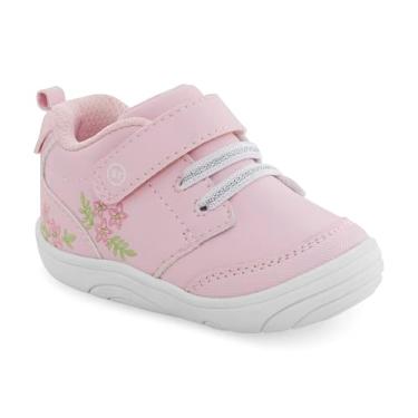 Imagem de Stride Rite 360 Tênis unissex Baby Taye 2.0 First Walker, Rosa claro, 19