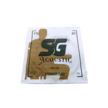 Imagem de JOGO C/ 5 CORDAS 3ª SOL ENCAPADA BRONZE P/VIOLAO SG 5276