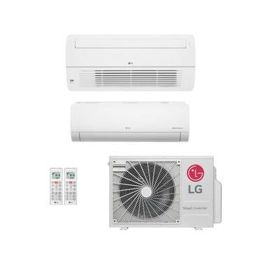 Imagem de Ar-Condicionado Multi Split Inverter LG 18.000 (1x Evap HW 9.000 + 1x Evap Cassete 1 Via 9.000) Quente/Frio 220V R-32
