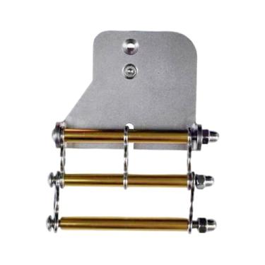 Imagem de RNXRZANK Gancho Elétrico para Cinto, Ferramenta Profissional para Instalação Rápida, Gancho para Cinto de Eletricista, Redondo Dourado, Tamanho real