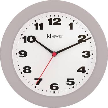 Imagem de Relógio De Parede Herweg Ref: 6103-024 Cinza