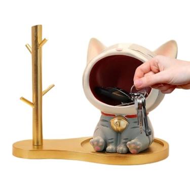 Imagem de Suporte Para Chaves Em Formato De Tigela,Estatueta Em Resina Para Atrair Boa Sorte | Tigela Para Chaves | Decoração Para Entrada Sala Quarto Armário Prateleira