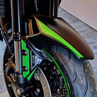 Imagem de Resin Bike Adesivo de motocicleta compatível com Kawasaki Z900 - Z900 SE 2025. Protetor de para-lama contra batidas e arranhões Adesivo revestido de resina 3D feito na Itália