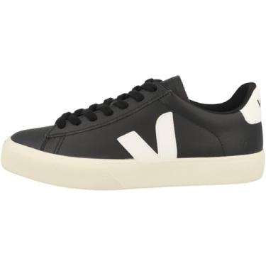 Imagem de Tênis feminino Veja Campo, preto e branco, Preto - Branco, 40